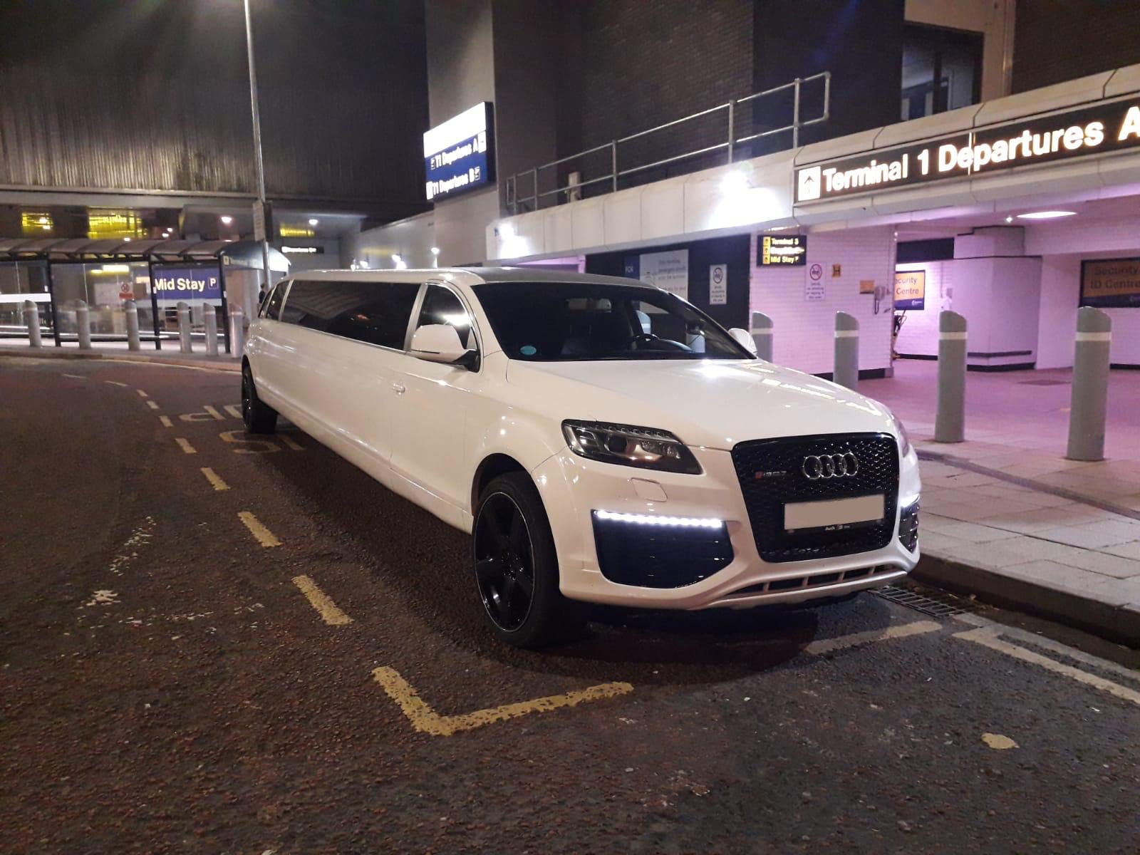 Audi Limousine Hire Front View(Hummers in London)